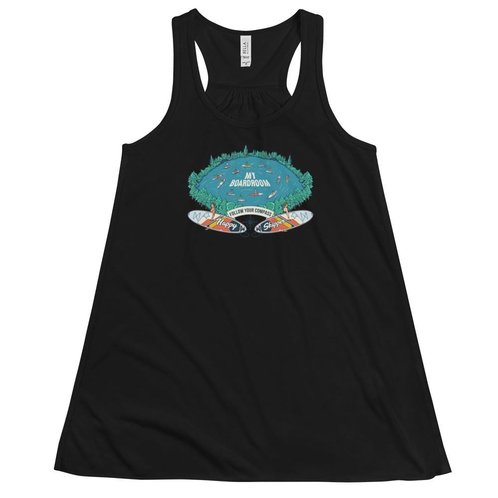 My Boardroom Women's Flowy Racerback Tank - The Happy Skipper