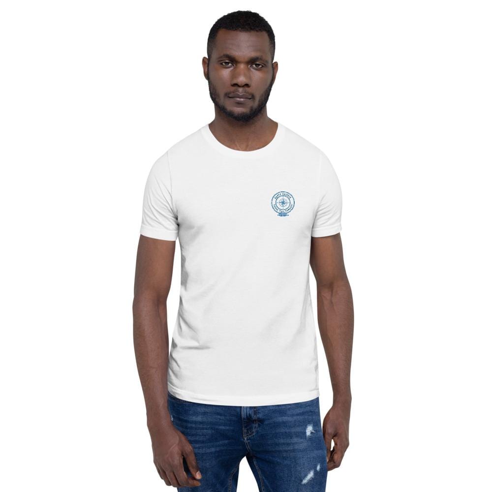 My Happy Place Doesn't Have an Address, Only Coordinates™ Short-Sleeve Unisex T-Shirt - The Happy Skipper