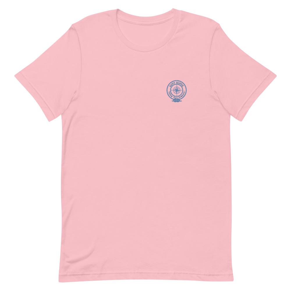 My Happy Place Doesn't Have an Address, Only Coordinates™ Short-Sleeve Unisex T-Shirt - The Happy Skipper