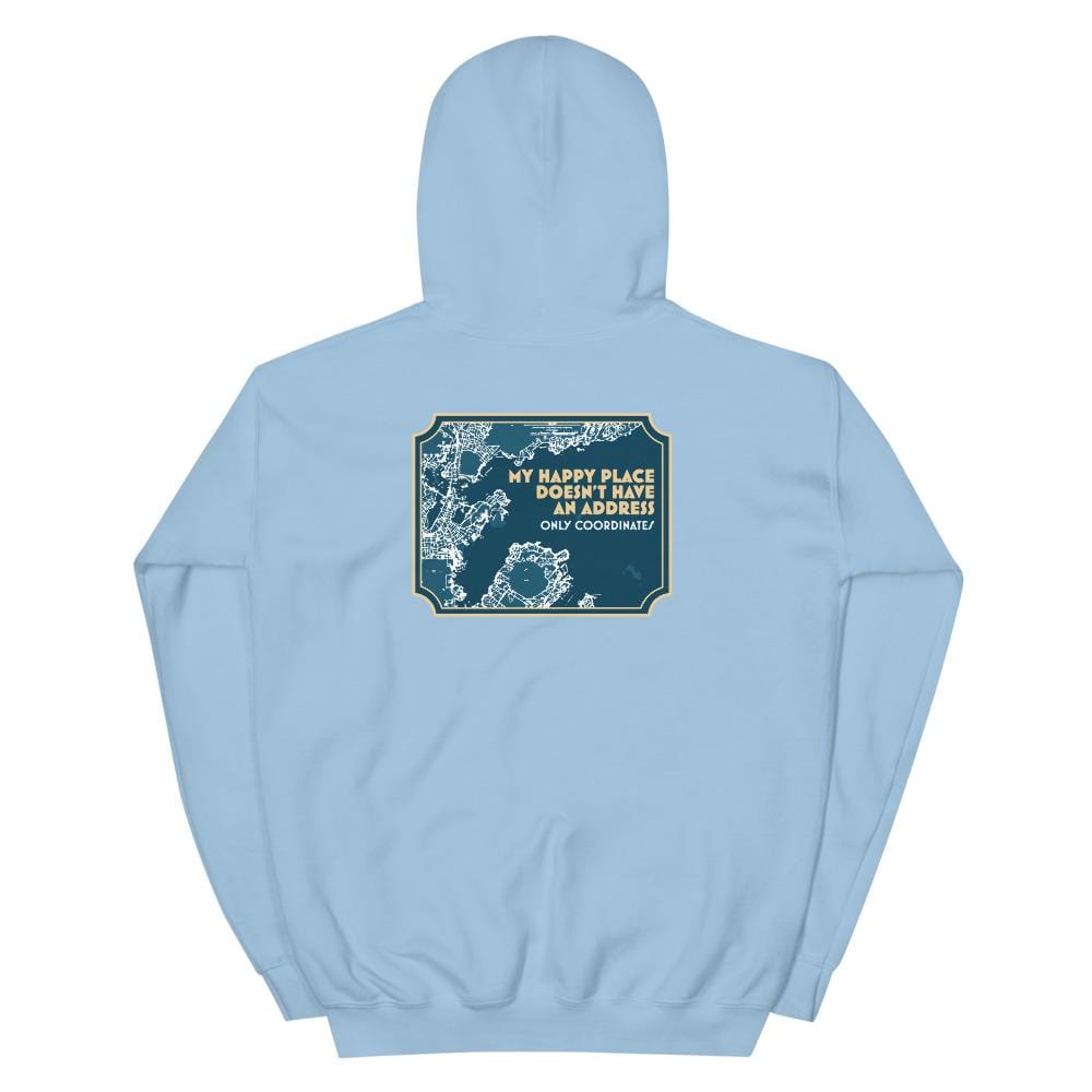 My Happy Place Doesn't Have an Address Only Coordinates™ Unisex Hoodie - The Happy Skipper