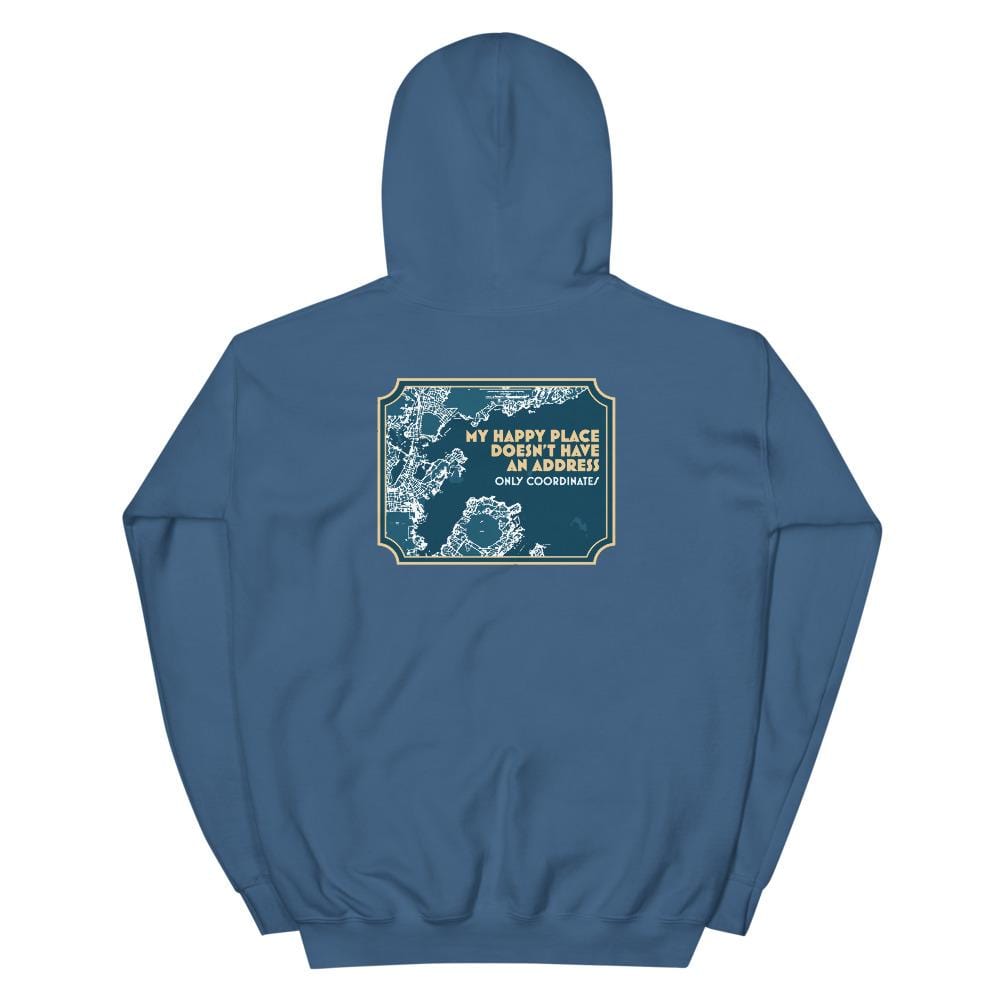 My Happy Place Doesn't Have an Address Only Coordinates™ Unisex Hoodie - The Happy Skipper