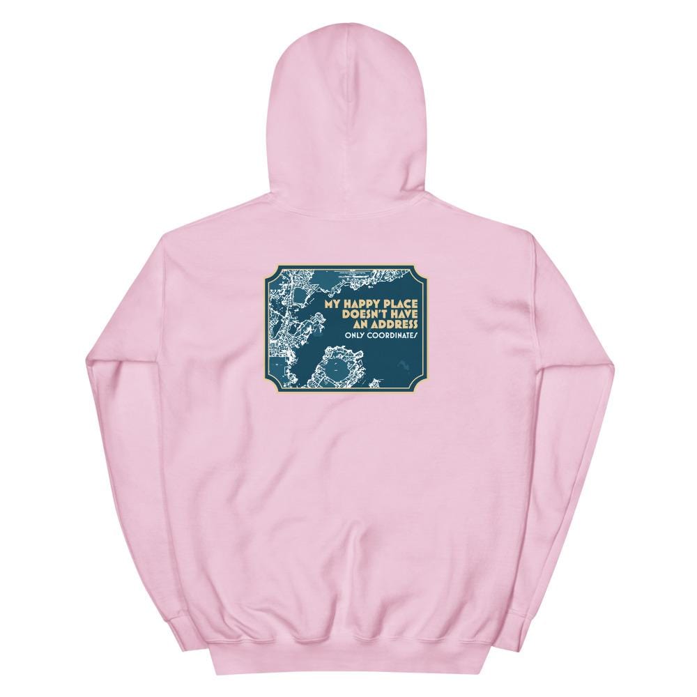 My Happy Place Doesn't Have an Address Only Coordinates™ Unisex Hoodie - The Happy Skipper