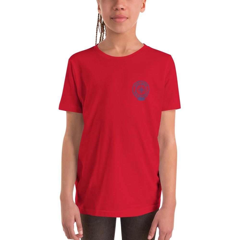 My Happy Place Doesn't Have an Address, Only Coordinates™ Youth Short Sleeve T-Shirt - The Happy Skipper