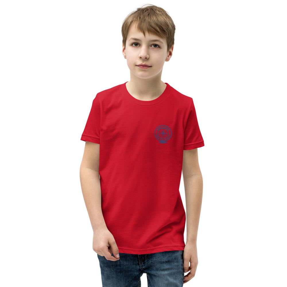 My Happy Place Doesn't Have an Address, Only Coordinates™ Youth Short Sleeve T-Shirt - The Happy Skipper