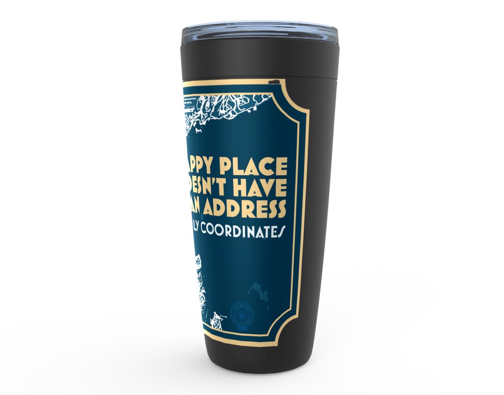 My Happy Place Doesn't Have an Address Viking Tumblers - The Happy Skipper