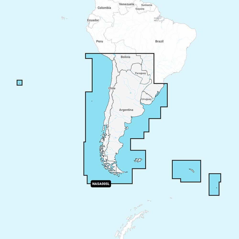 Navionics NASA005L - Chile, Argentina Easter Island - Navionics+ [010-C1365-30] - The Happy Skipper