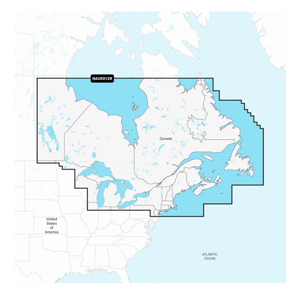 Navionics NAUS012R - Canada, East Great Lakes - Navionics+ [010-C1466-30] - The Happy Skipper