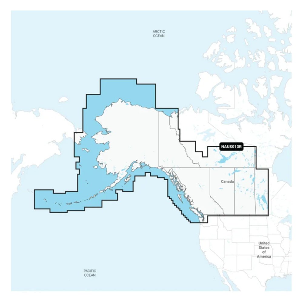 Navionics NAUS013R - Canada, West Alaska - Navionics+ [010-C1467-30] - The Happy Skipper