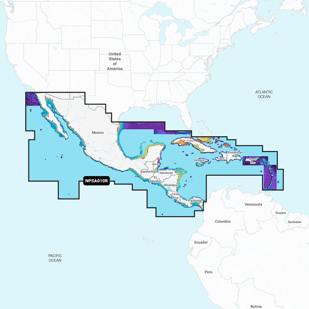 Navionics Platinum+ NPSA010R - Central America Caribbean [010-C1459-40] - The Happy Skipper