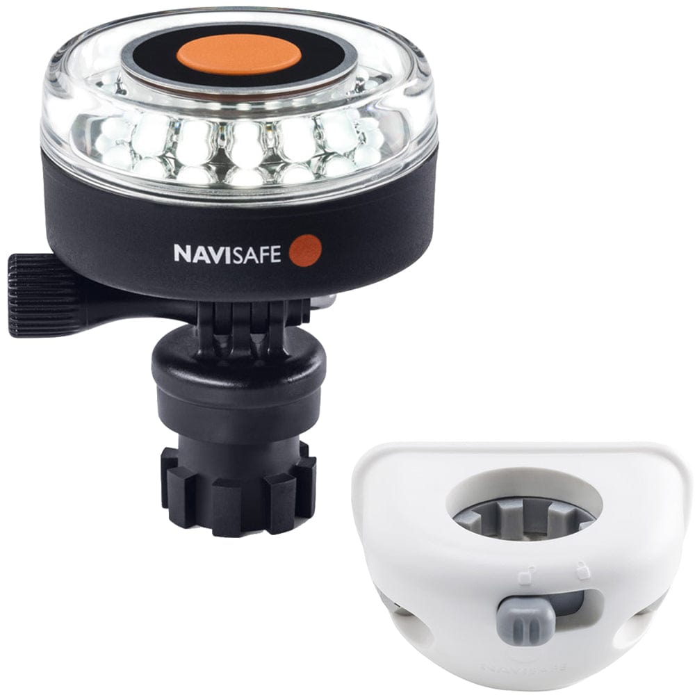 Navisafe Navilight 360 2NM White w/Navimount Base Vertical Mount - White [040KIT6] - The Happy Skipper