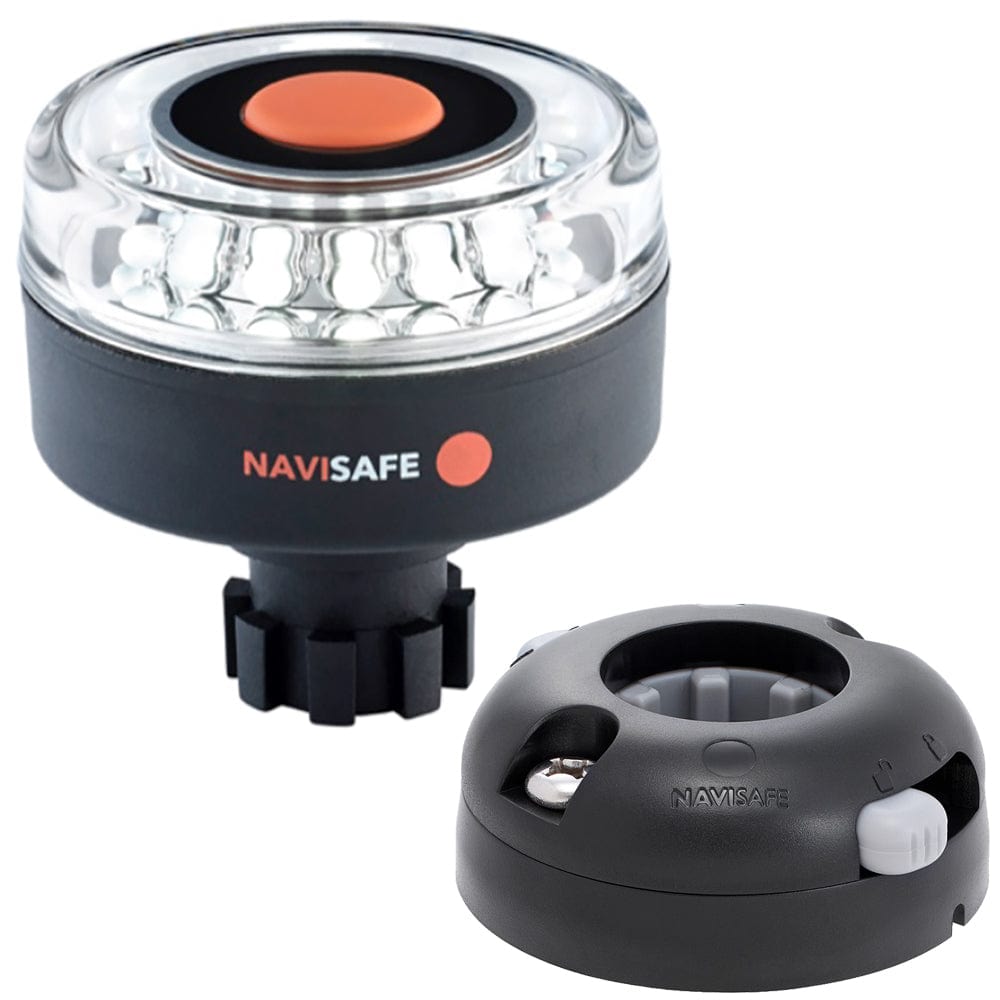 Navisafe Navilight 360 2NM w/Navibolt Base Horizontal Mount - Black [042KIT7] - The Happy Skipper