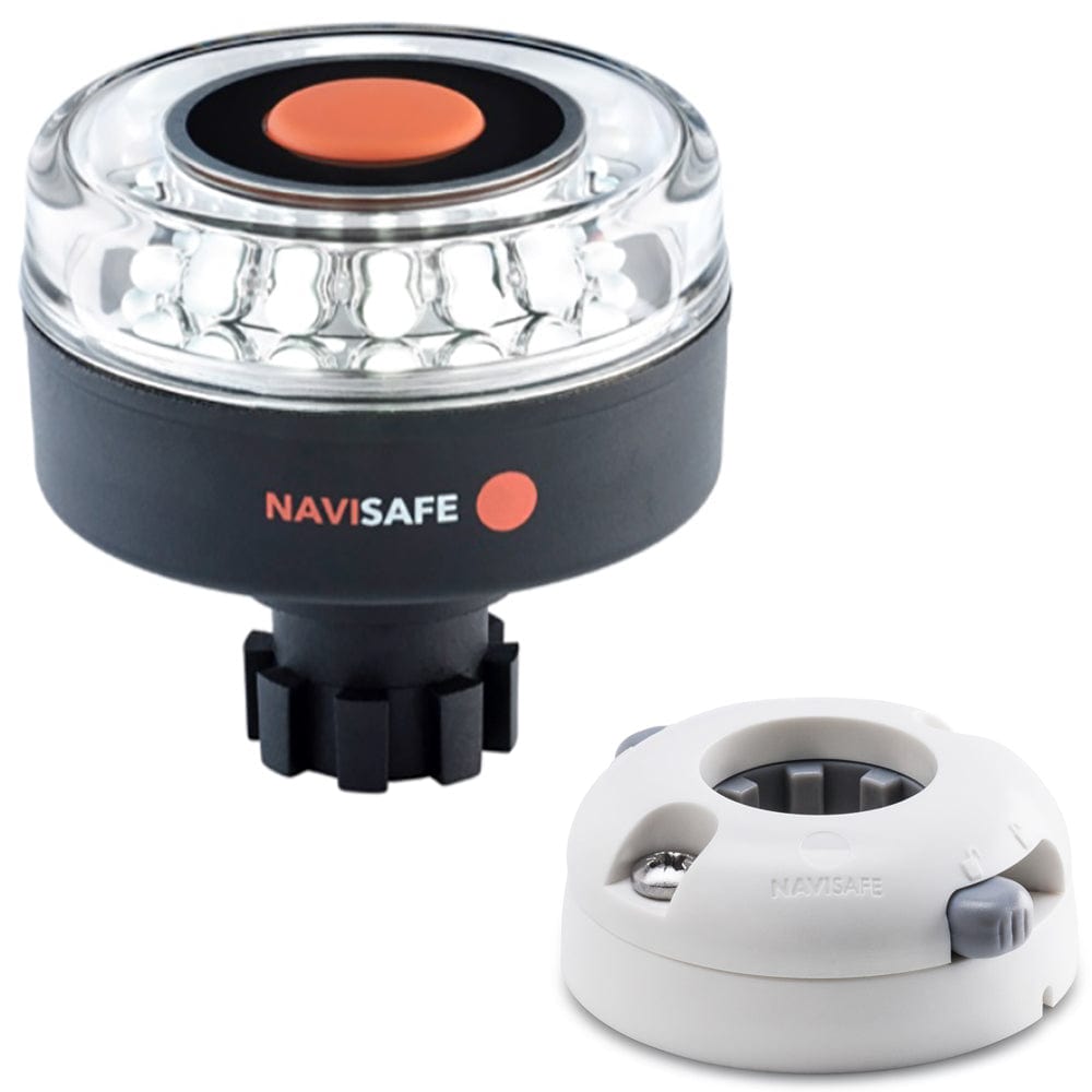 Navisafe Navilight 360 2NM w/Navibolt Base Horizontal Mount - White [042KIT5] - The Happy Skipper