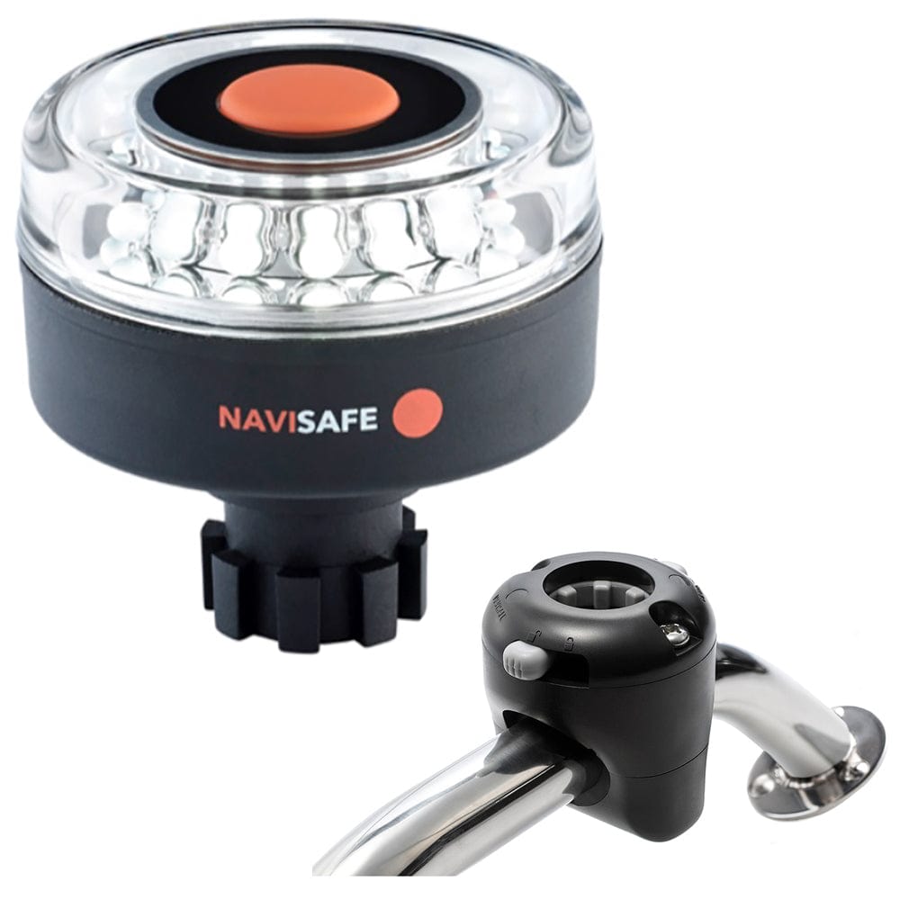 Navisafe Navilight 360 2NM w/Navibolt Base Rail Mount - Black [042KIT] - The Happy Skipper