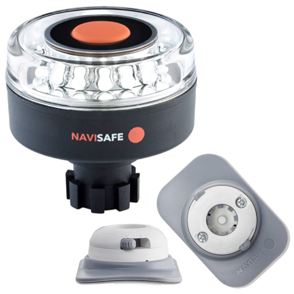 Navisafe Navilight 360 2NM w/Navibolt Base RIB Mount - White [042KIT4] - The Happy Skipper