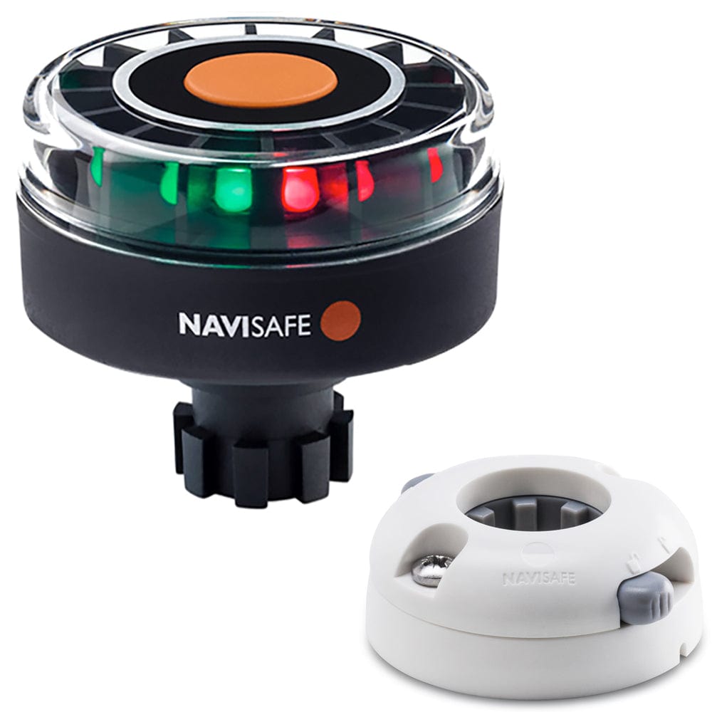 Navisafe Navilight Tricolor 2NM w/Navibolt Base Horizontal Mount - White [342KIIT5] - The Happy Skipper