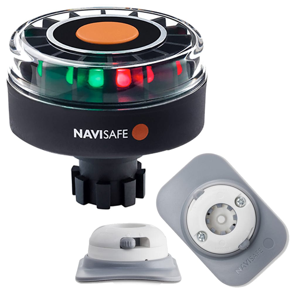 Navisafe Navilight Tricolor 2NM w/Navibolt Base RIB Mount - White [342KIT4] - The Happy Skipper