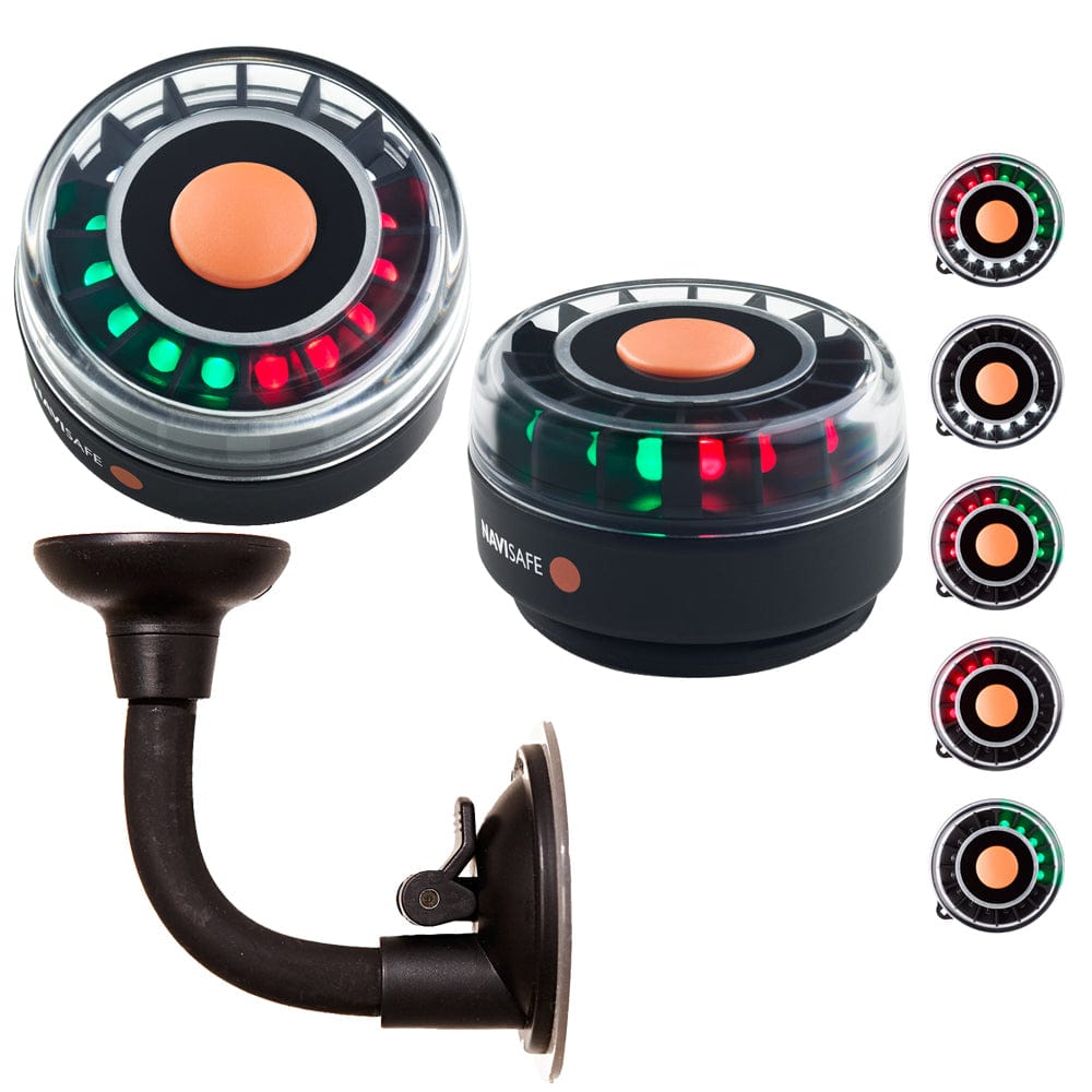 Navisafe Portable Navilight 2NM - TriColor w/Bendable Suction Cup Mount [305KIT2] - The Happy Skipper