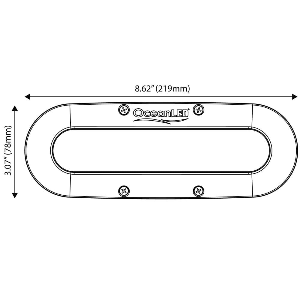 OceanLED X-Series X8 - Midnight Blue LEDs [012305B] - The Happy Skipper