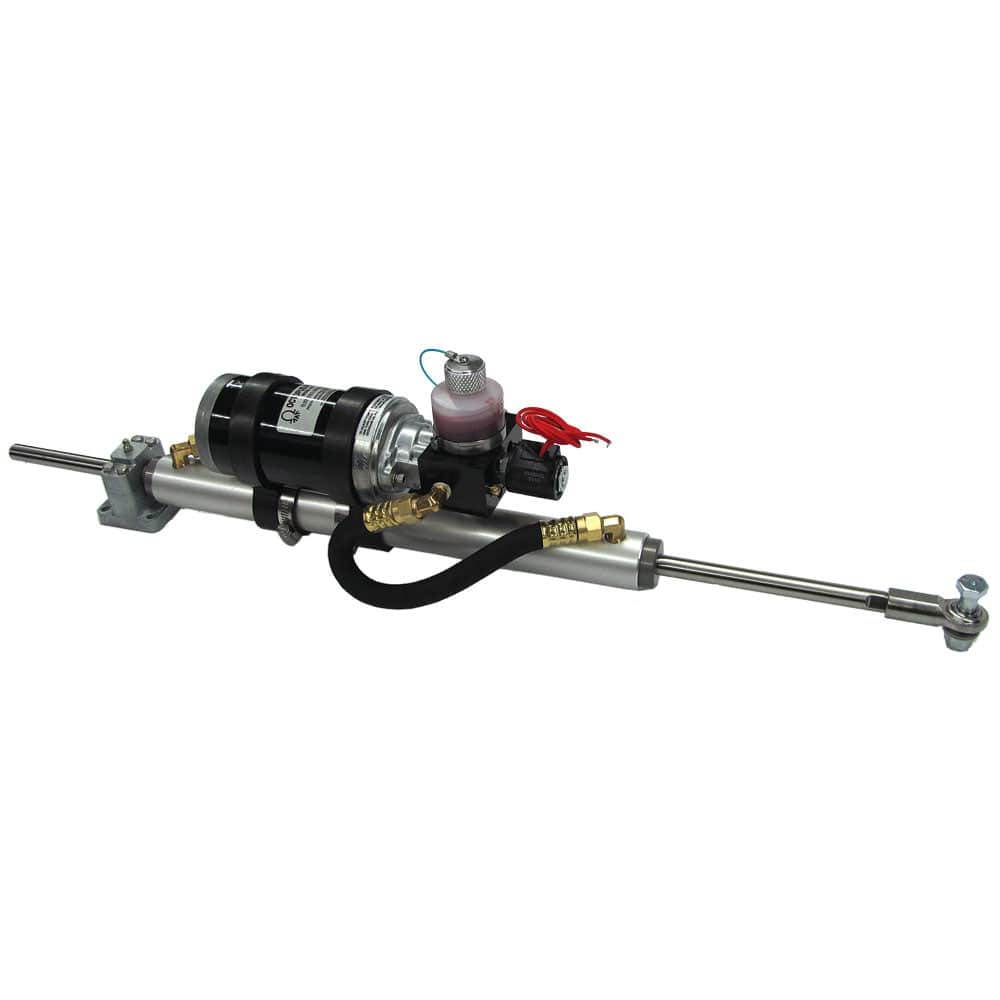 Octopus 7" Stroke Mounted 38mm Bore Linear Drive - 12V - Up to 45' or 24,200lbs [OCTAF1012LAM7] - The Happy Skipper