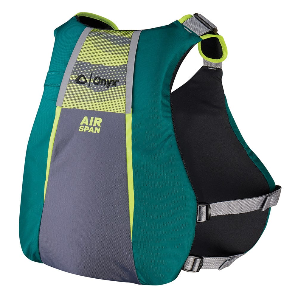 Onyx Airspan Angler Life Jacket - M/L - Green [123200-400-040-23] - The Happy Skipper