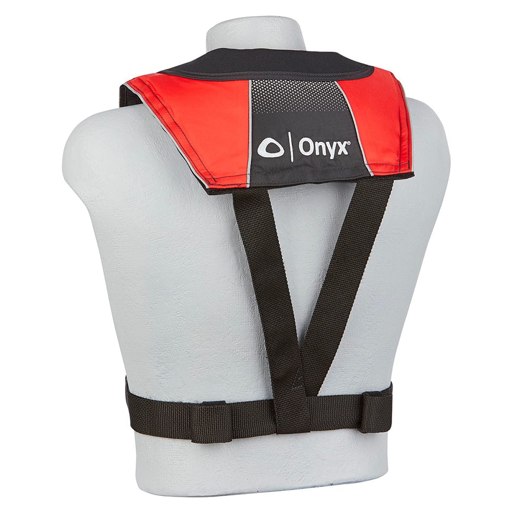 Onyx A/M-24 Series All Clear Automatic/Manual Inflatable Life Jacket - Black/Red - Adult [132200-100-004-20] - The Happy Skipper