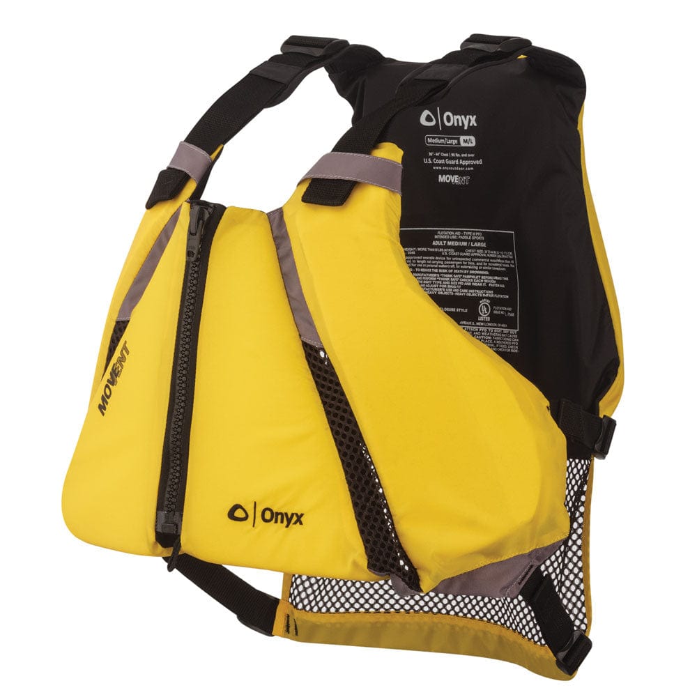 Onyx MoveVent Curve Paddle Sports Life Vest - M/L [122000-300-040-14] - The Happy Skipper