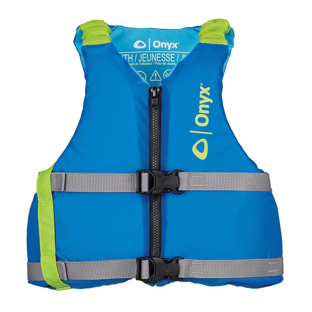 Onyx Youth Universal Paddle Vest - Blue [121900-500-002-21] - The Happy Skipper