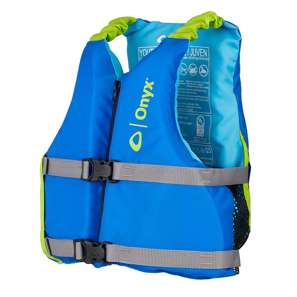 Onyx Youth Universal Paddle Vest - Blue [121900-500-002-21] - The Happy Skipper