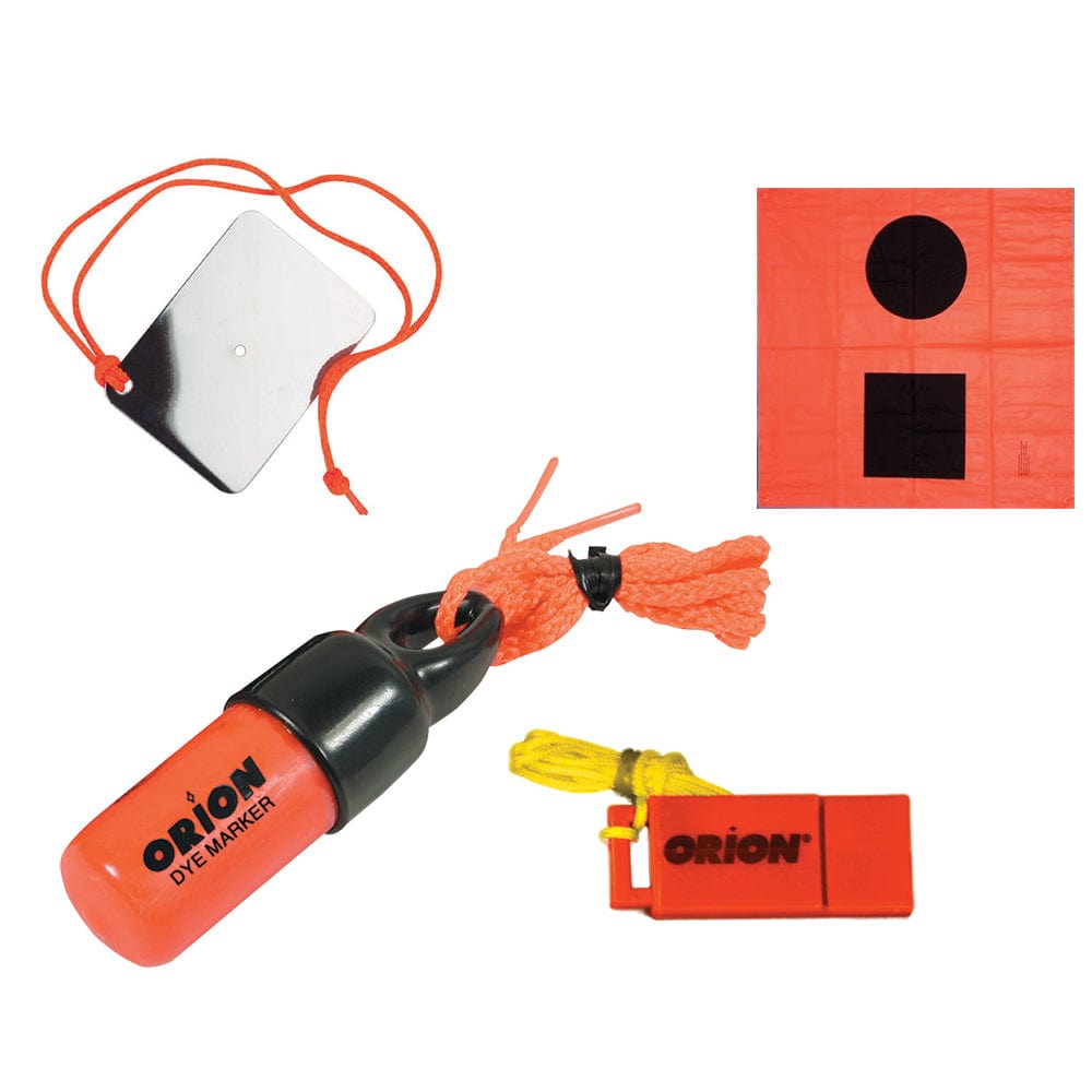 Orion Signaling Kit - Flag, Mirror, Dye Marker Whistle [619] - The Happy Skipper