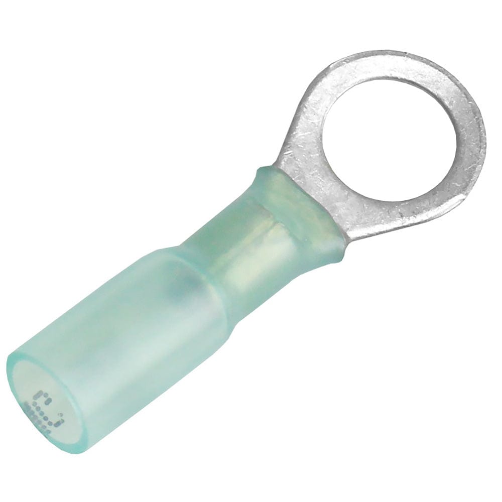 Pacer 16-14 AWG Heat Shrink Ring Terminal - 5/16" Stud Size - 100 Pack [TE14-56R-100] - The Happy Skipper
