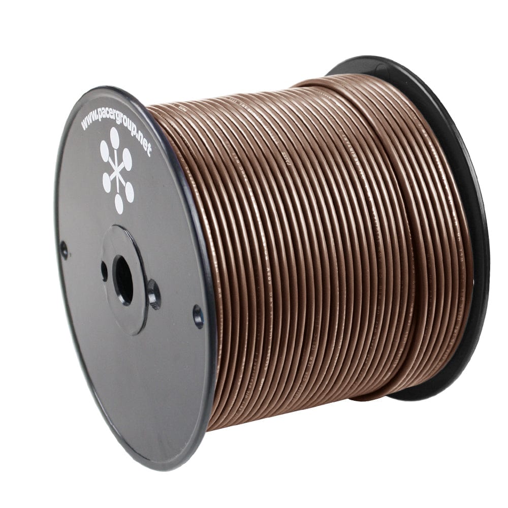 Pacer Brown 16 AWG Primary Wire - 500 [WUL16BR-500] - The Happy Skipper