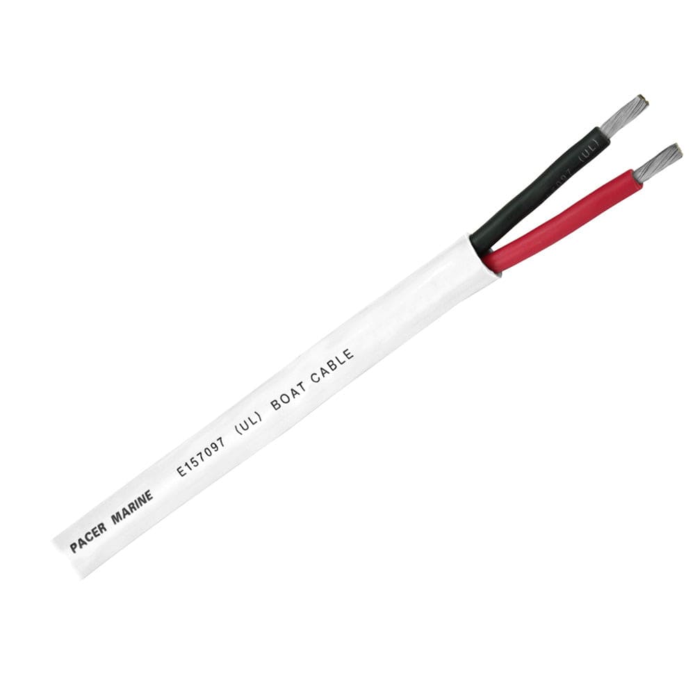Pacer Duplex 2 Conductor Cable - 100 - 14/2 AWG - Red, Black [WR14/2DC-100] - The Happy Skipper