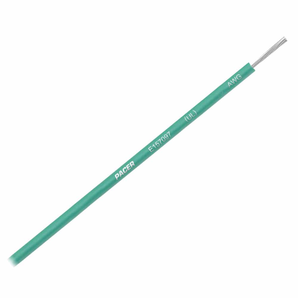 Pacer Green 14 AWG Primary Wire - 25 [WUL14GR-25] - The Happy Skipper