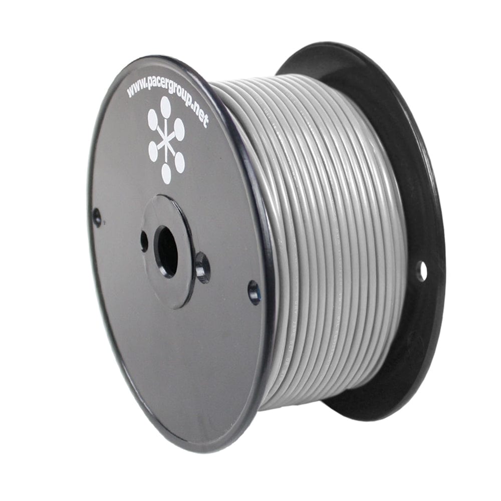 Pacer Grey 10 AWG Primary Wire - 250 [WUL10GY-250] - The Happy Skipper