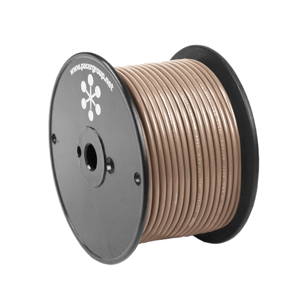 Pacer Tan 16 AWG Primary Wire - 100 [WUL16TN-100] - The Happy Skipper