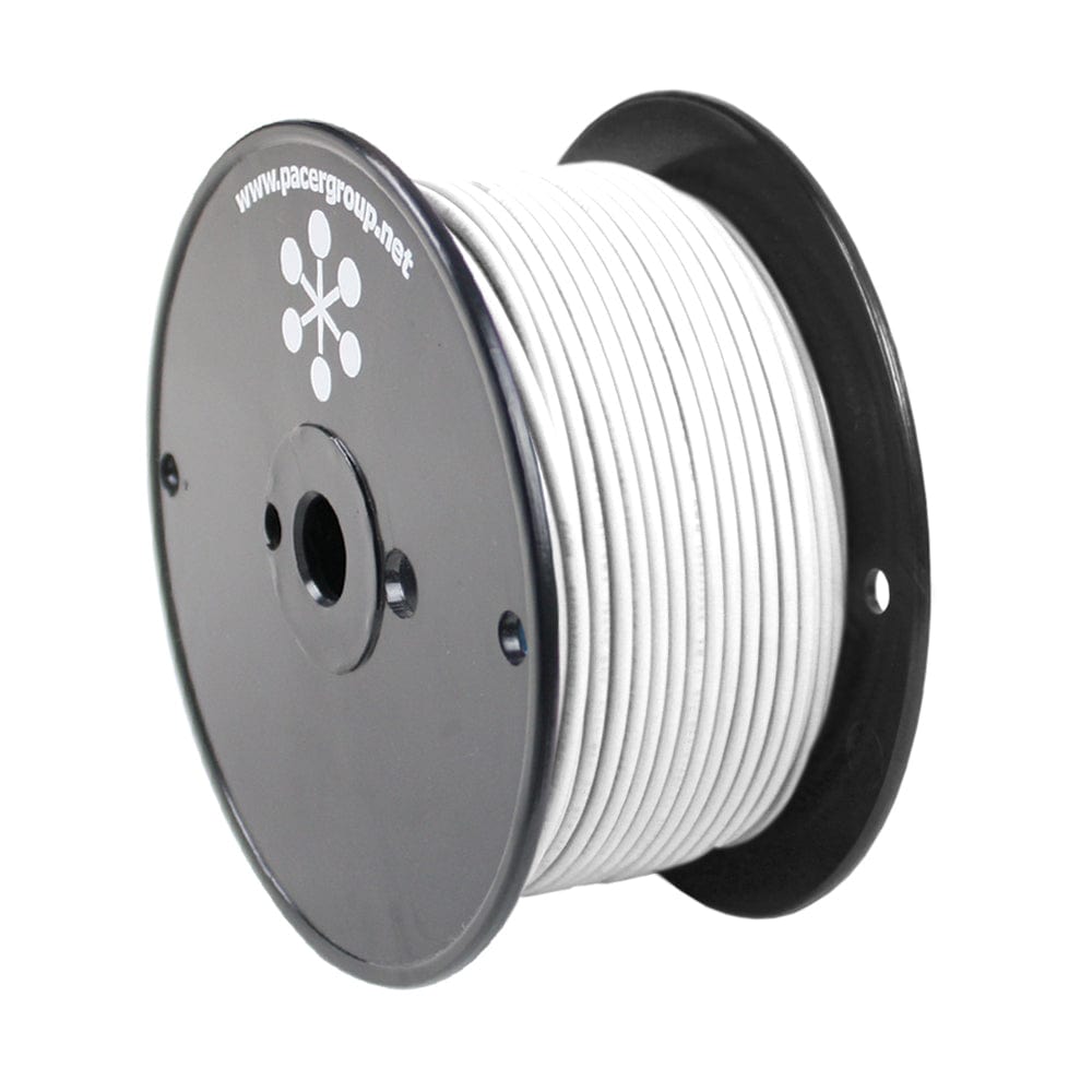 Pacer White 10 AWG Primary Wire - 250 [WUL10WH-250] - The Happy Skipper