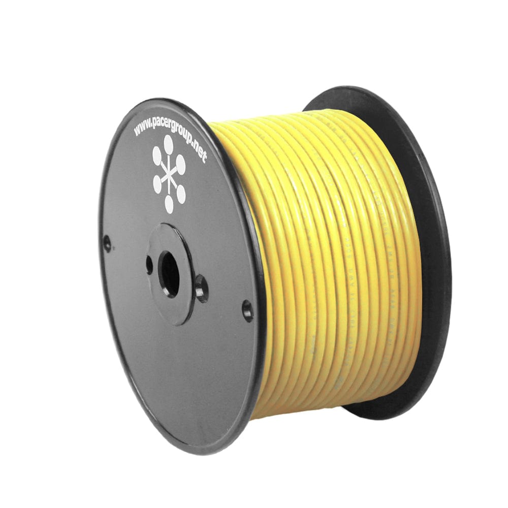 Pacer Yellow 18 AWG Primary Wire - 100 [WUL18YL-100] - The Happy Skipper