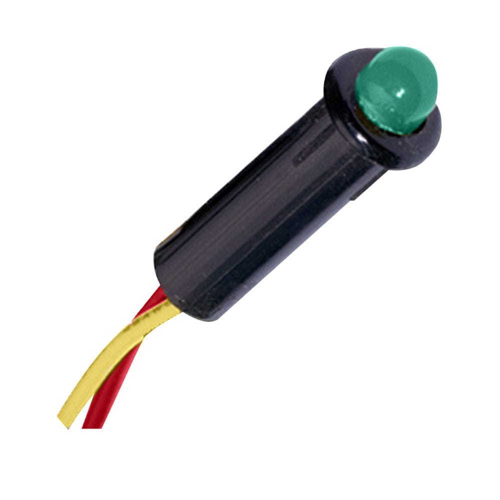 Paneltronics LED Indicator Light - Green - 120 VAC - 1/4" [048-016] - The Happy Skipper