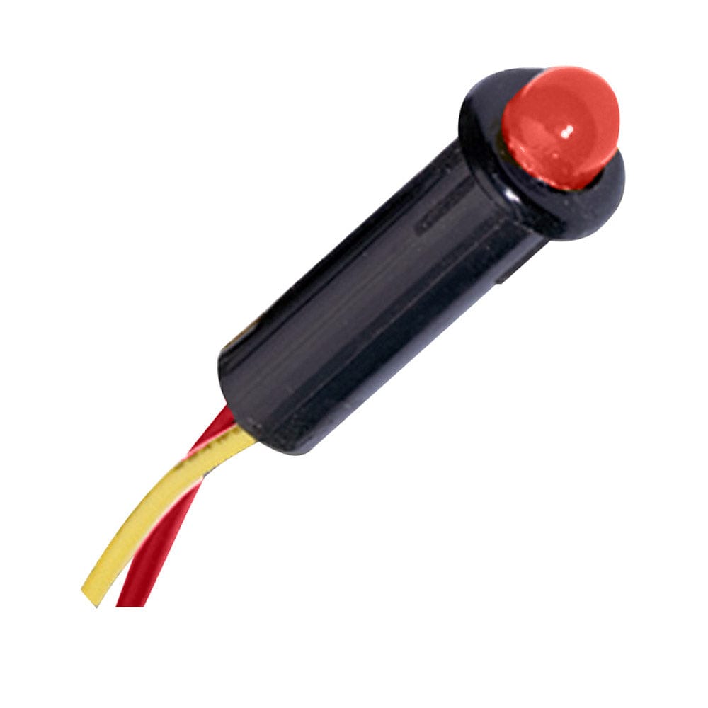 Paneltronics LED Indicator Light - Red - 120 VAC - 1/4" [048-011] - The Happy Skipper