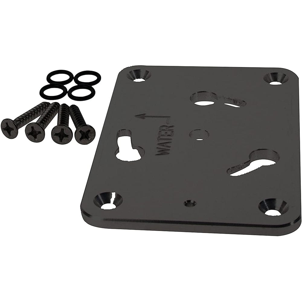 Panther Spare Bow Mount Base Kit f/ King Pin - Black - Powder Coat [KPBQCKB] - The Happy Skipper