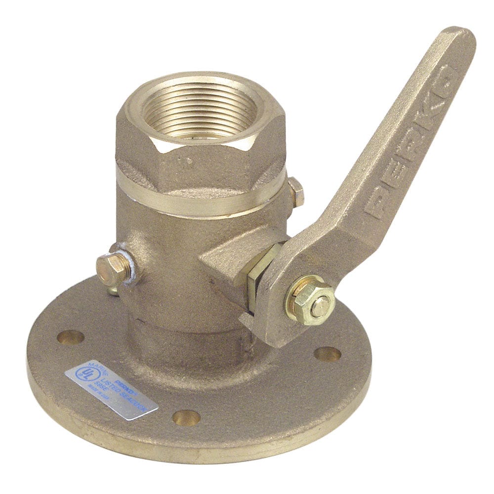 Perko 1-1/2" Seacock Ball Valve Bronze MADE IN THE USA [0805008PLB] - The Happy Skipper