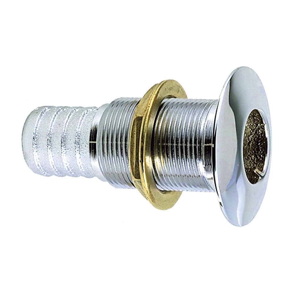 Perko 1-1/2" Thru-Hull Fitting f/ Hose Chrome Plated Bronze Made in the USA [0350008DPC] - The Happy Skipper