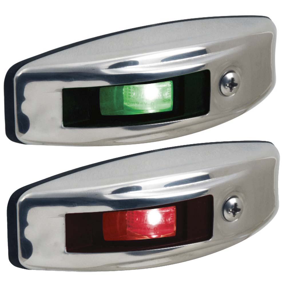 Perko 12V LED Side Light - Stainless Steel [0618000STS] - The Happy Skipper