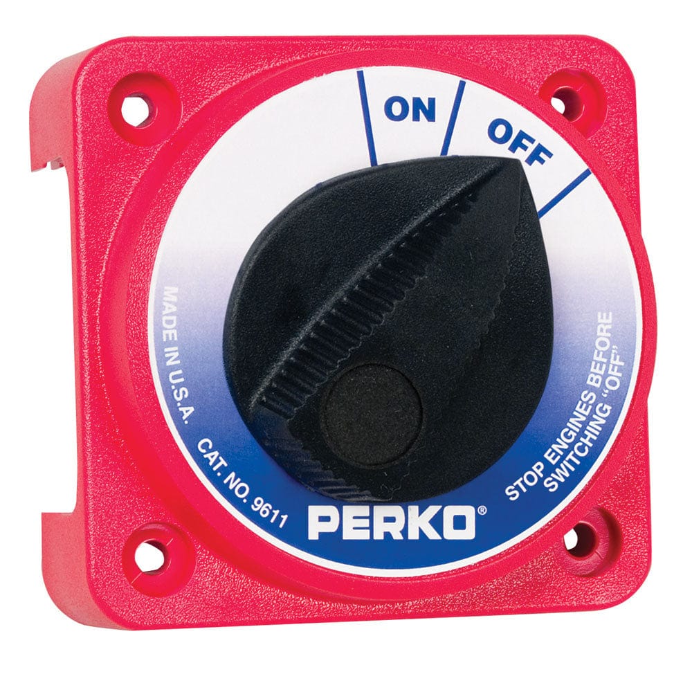 Perko 9611DP Compact Medium Duty Main Battery Disconnect Switch [9611DP] - The Happy Skipper
