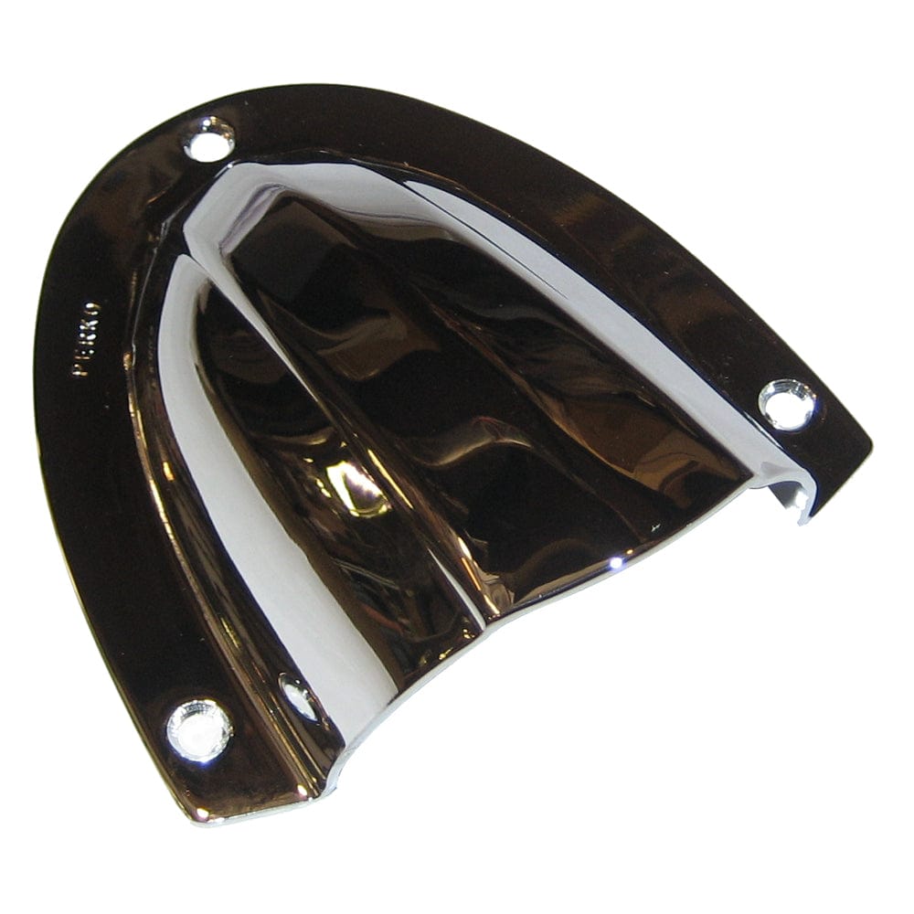 Perko Clam Shell Ventilator - Chrome Plated Brass - 4" x 3-3/4" [0339DP0CHR] - The Happy Skipper