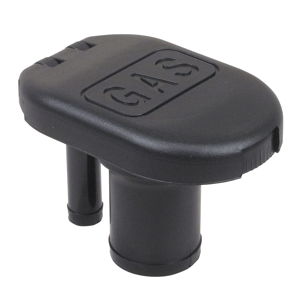 Perko Combination Vented Gas Fill/Tank f/1-1/2" Hose - Straight Neck [1319DPGBLK] - The Happy Skipper