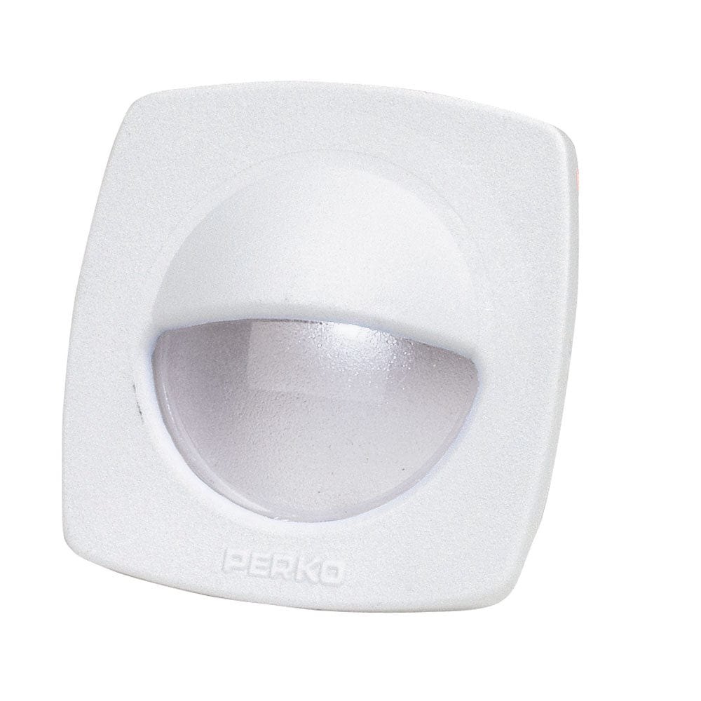 Perko LED Utility Light w/Snap-On Front Cover - White [1074DP2WHT] - The Happy Skipper
