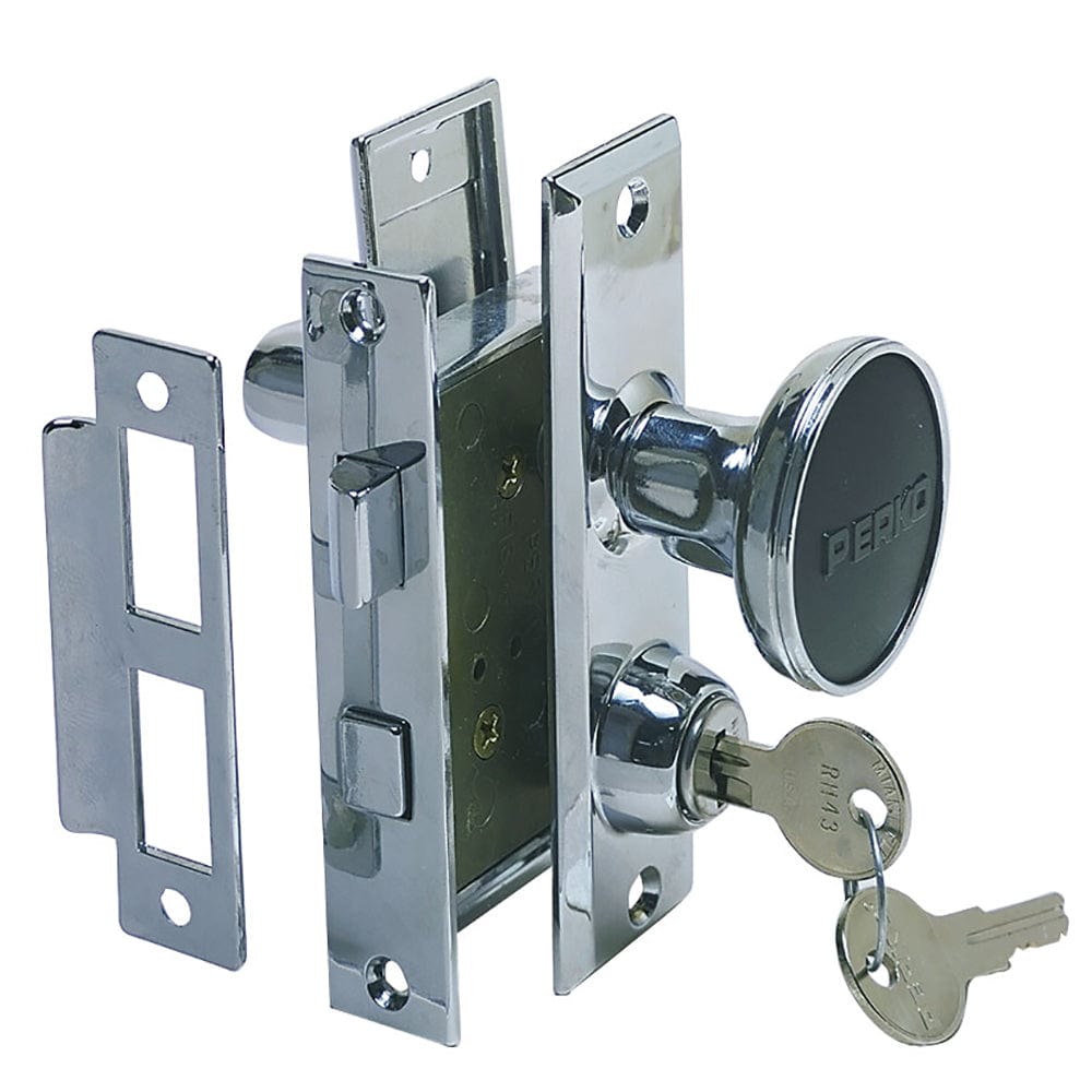 Perko Mortise Lock Set w/Bolt [0927DP0CHR] - The Happy Skipper