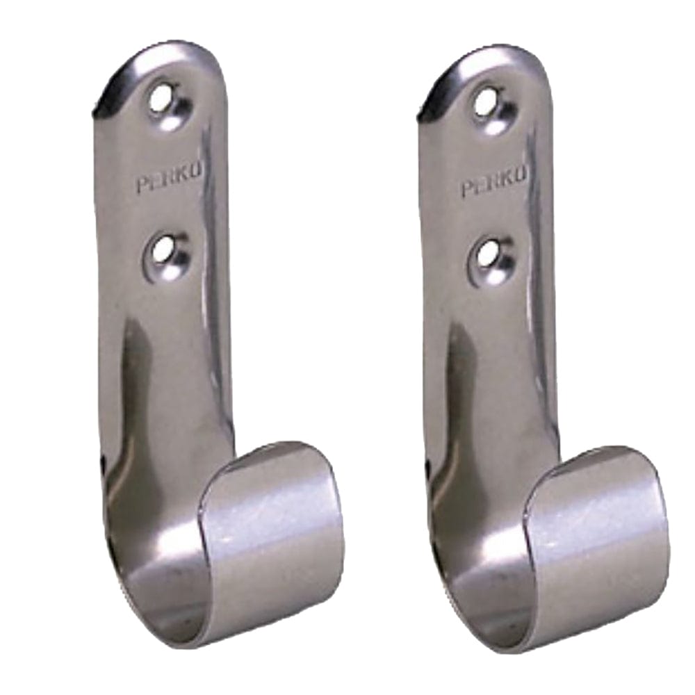 Perko Stainless Steel Boat Hook Holders - Pair [0492DP0STS] - The Happy Skipper