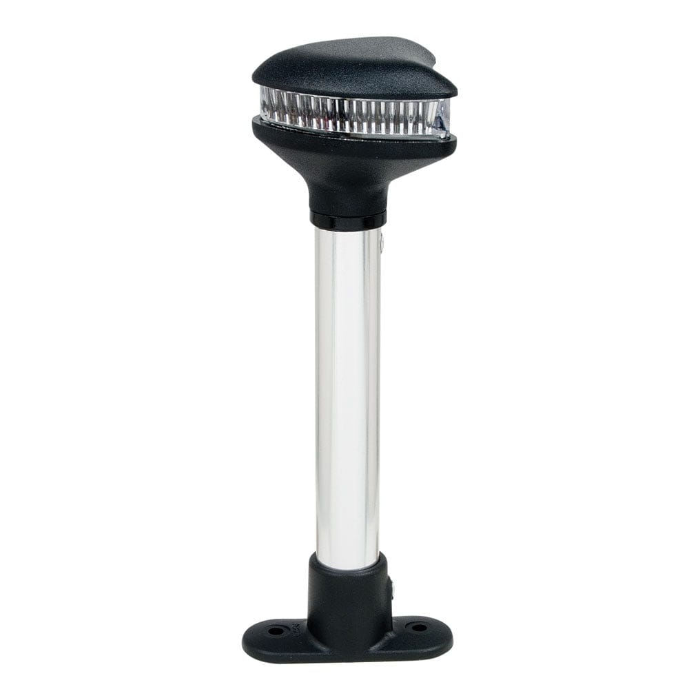 Perko Stealth Series - Fixed Mount All-Round LED Light - 7-1/8" Height [1608DP0BLK] - The Happy Skipper